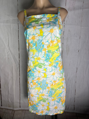 BNWT Ladies Size 12 Anko Brand Cute Daisy Pure Cotton Summer A-Line Style Dress