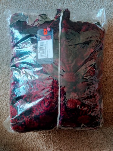 Roballi XXL Red/Black Collared Full Zip Soft Jacket