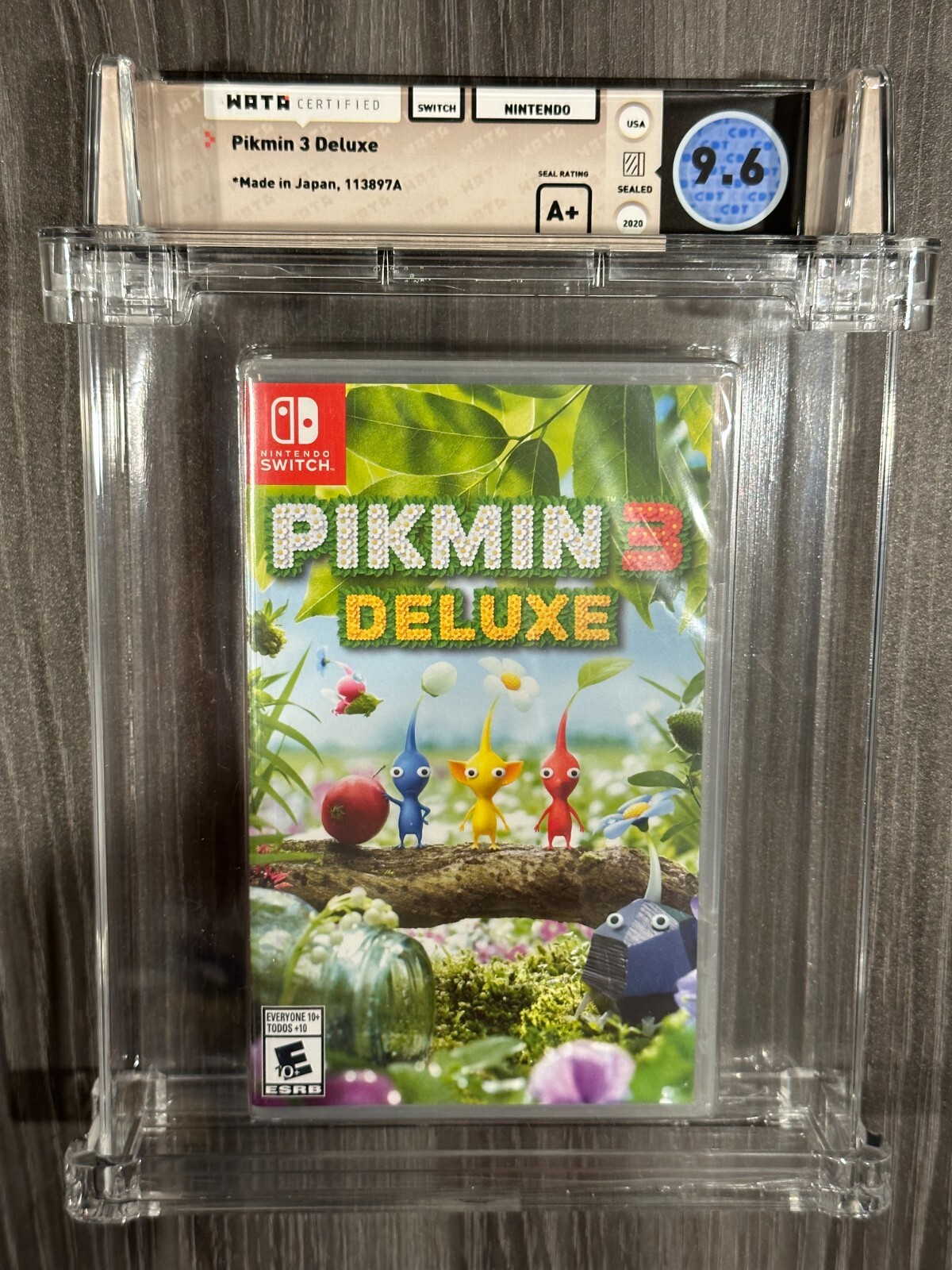 Pikmin 3 Deluxe Nintendo Switch, New and Sealed GRADED WATA