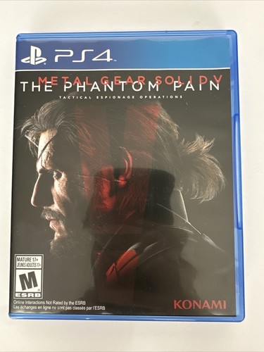 Solid V: The Phantom Pain (sony Playstation 4, 2015) *fast S