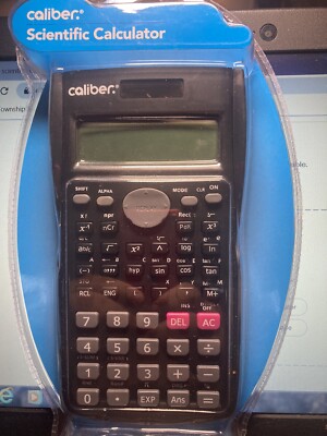 Caliber Handheld Desktop Scientific Calculator w/ Hard Cover