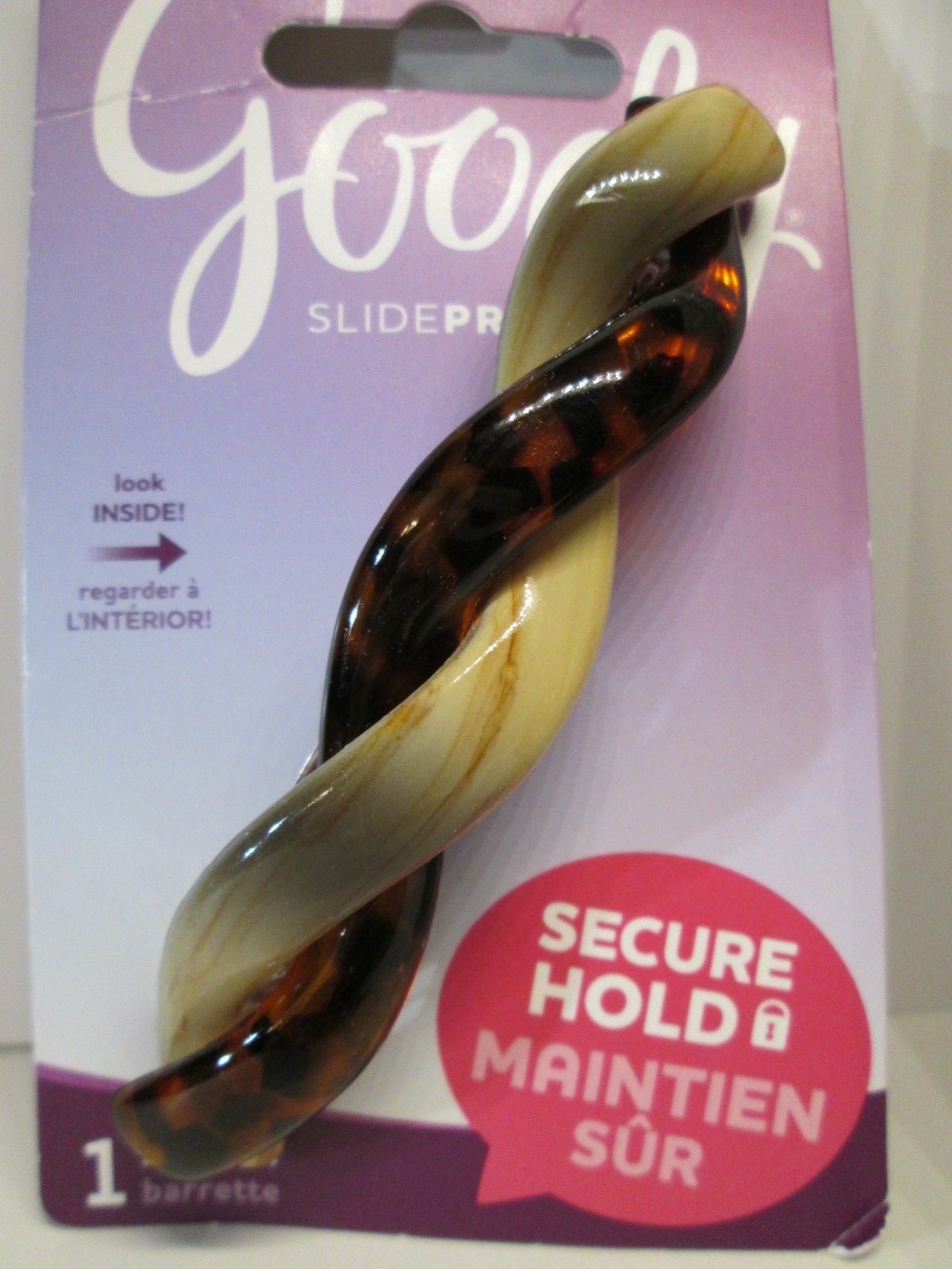 3pc Goody scunci Hair Accessories Claw Clips Barrette Brown Black Copper Lot#39