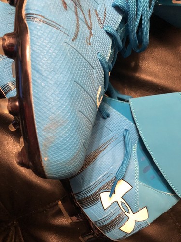 Carolina Panthers Cam Newton Game Worn Used Signed Cleats NFL