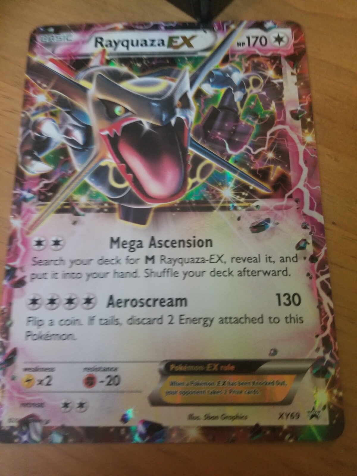 Pokémon shiny Rayquaza Black Star Promo JUMBO xy69 2015 | eBay