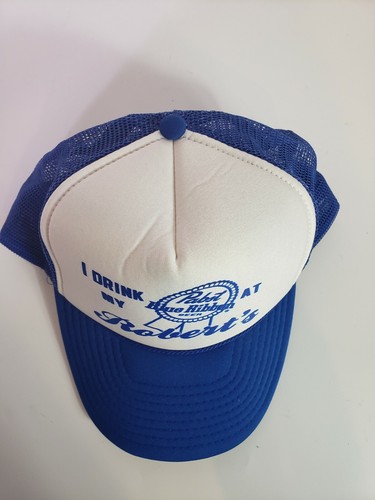 Vintage Pabst Blue Ribbon Hat Snapback Adjustable