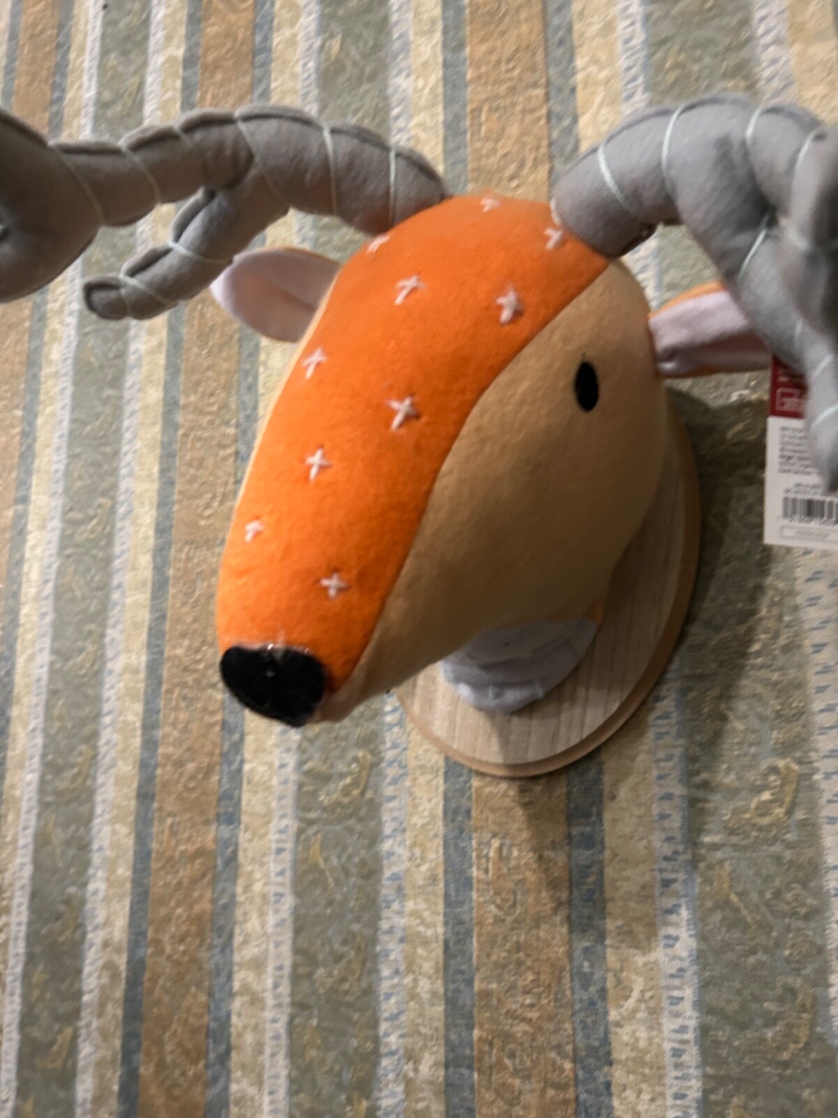 adorable stuffed animal wall art