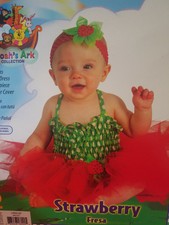 Baby Girls Infant Ballet STRAWBERRY Halloween Costume TUTU ...