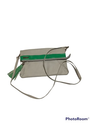 MICHE Hip Bag Cross Body Porter Grey Green NWT's Fold over 