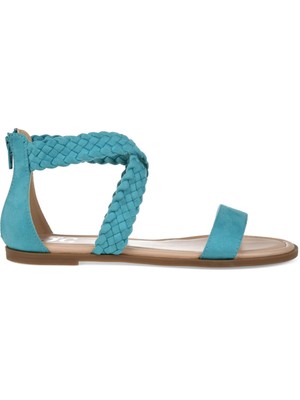 JOURNEE COLLECTION Женские плетеные сандалии Aqua Gladiator Lucinda с круглым носком, размер 10 м