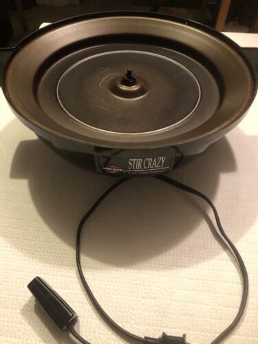 West Bend Stir Crazy 6 Qt Electric Popcorn Popper 82306 Base Only With Cord