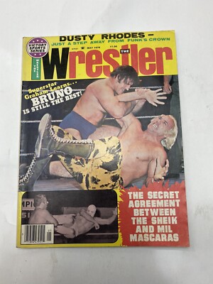 Vintage The Wrestler May 1976 Graham & Bruno COMB SHIP $1 PER MULT