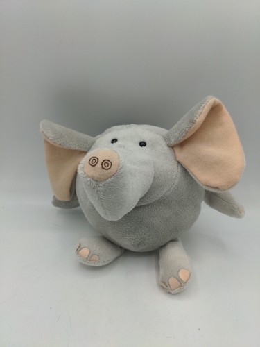 Lubies Stuffed Gray Elephant Plush Animal 6