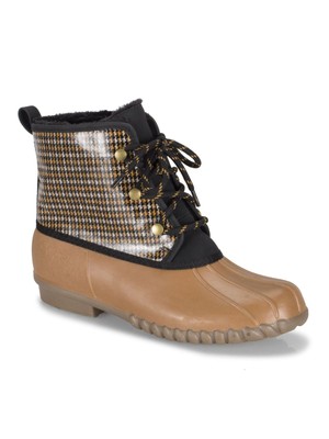 

BARETRAPS Женские коричневые дышащие водостойкие ботинки Fernanda Lace-Up Duck  M, Коричневый, BT27465