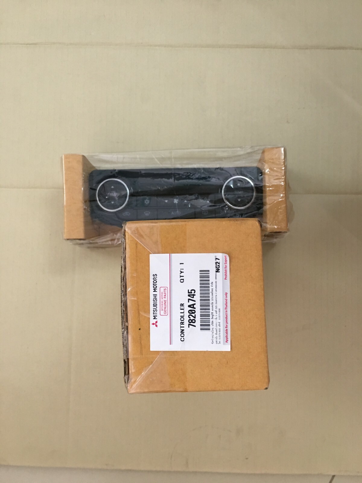 GENUINE MITSUBISHI CONTROLLER ASSY,AUTO A/C 7820A745 GENUINE MITSUBISHI CONTROLLER ASSY,AUTO A/C 7820A745
