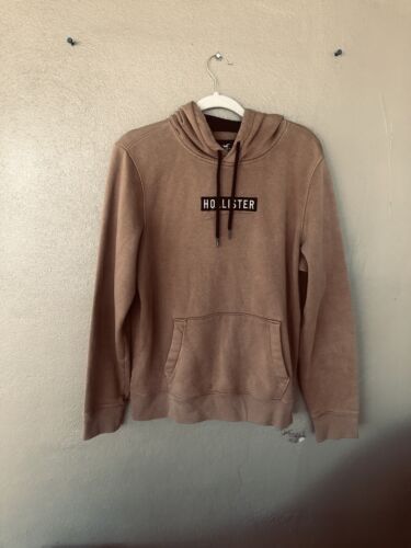 Tan hollister hoodie sale
