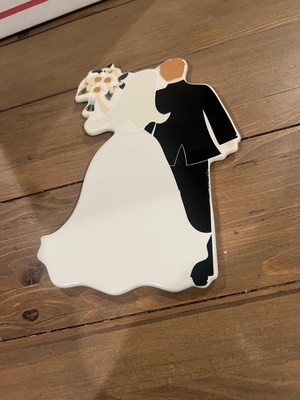 Coton Colors Happy Everything Large Bride Groom Wedding Attachment Free Shipping