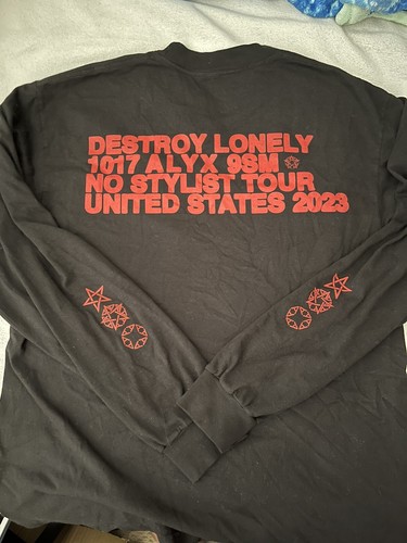 1017 Alyx 9SM Destroy Lonely 2023 Tour Merch No Stylist Medium New