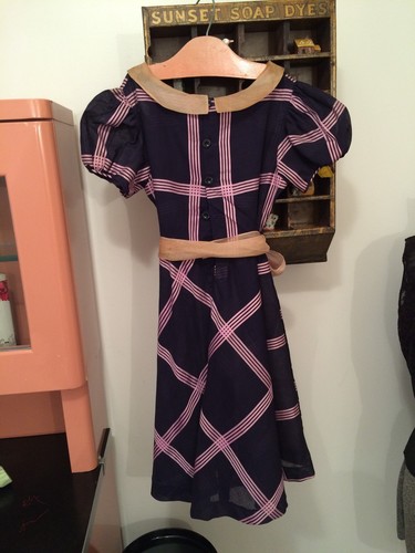 Vtg 40's-50's Factory Salesman Sample Girl's Tea Party Fancy Dress Sz 10