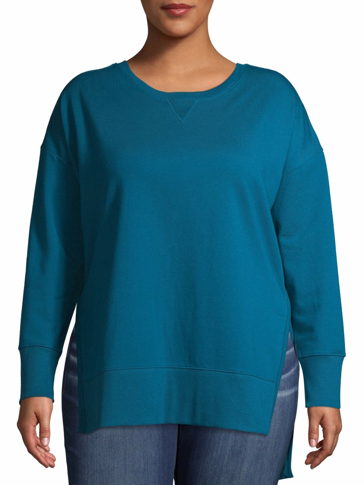 Terra Sky Women s Plus Size French Terry Sweatshirt Size 5X 32W 34W eBay