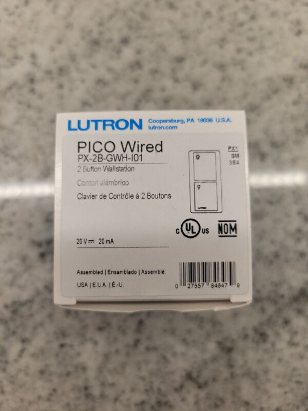 Lutron Pico Wired Px-2b-gwh-i01