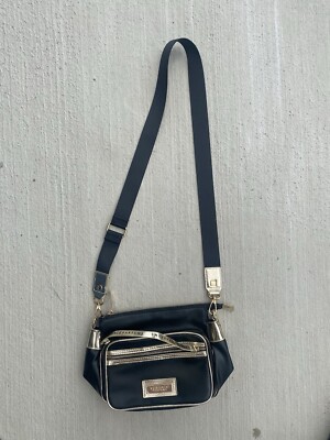 Versace Bag Black Tote Shoulder Purse Fragrance Perfume Womens Bag