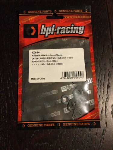 ハッピータイム Vintage HapI Racing Z694 Washer M5x10x0.5mm Qty 10 RC Car