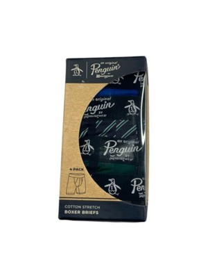 

PENGUIN Intimates, комплект из 4 черных трусов-боксеров, размер, Черный, RPM8246