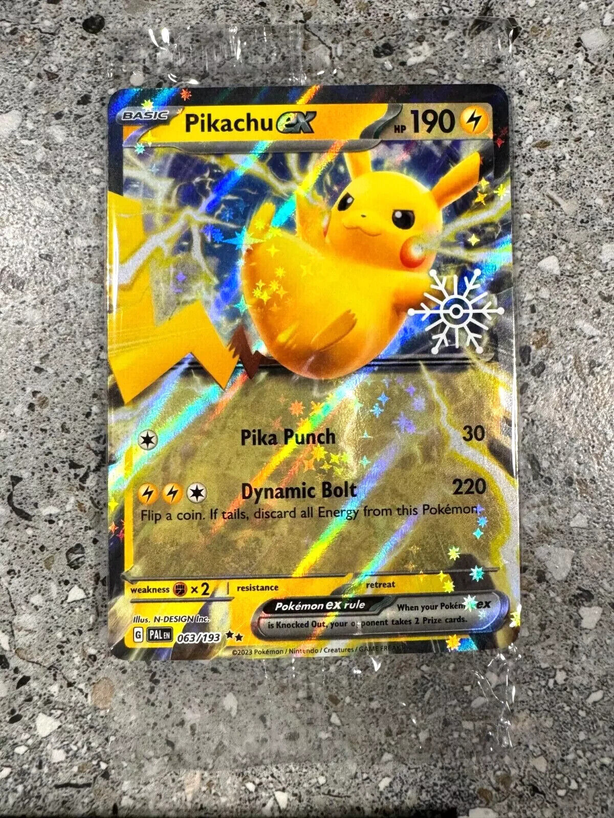 Pikachu ex Sealed 063/193 Promo Advent Calender Pokemon