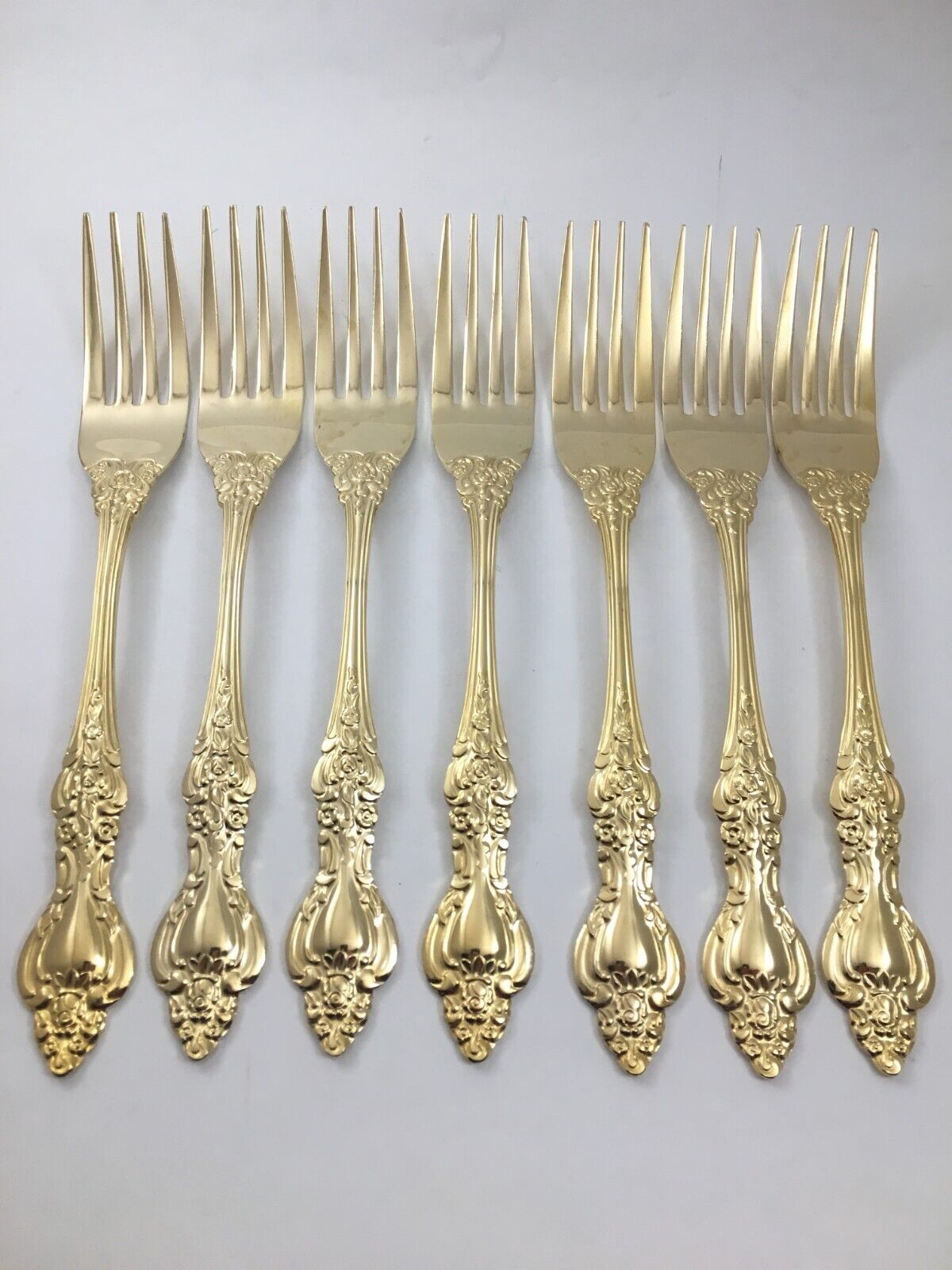 Golden Crown Royale Dinner Forks 7 5/8