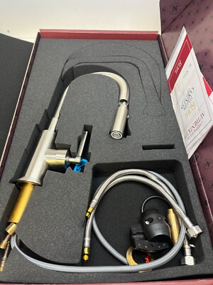 Rohl Lombardia 1.8 GPM Single Hole Pull Down Bar Faucet A3430SLMSTN-2 READ
