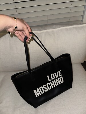Moschino duffle bag deals
