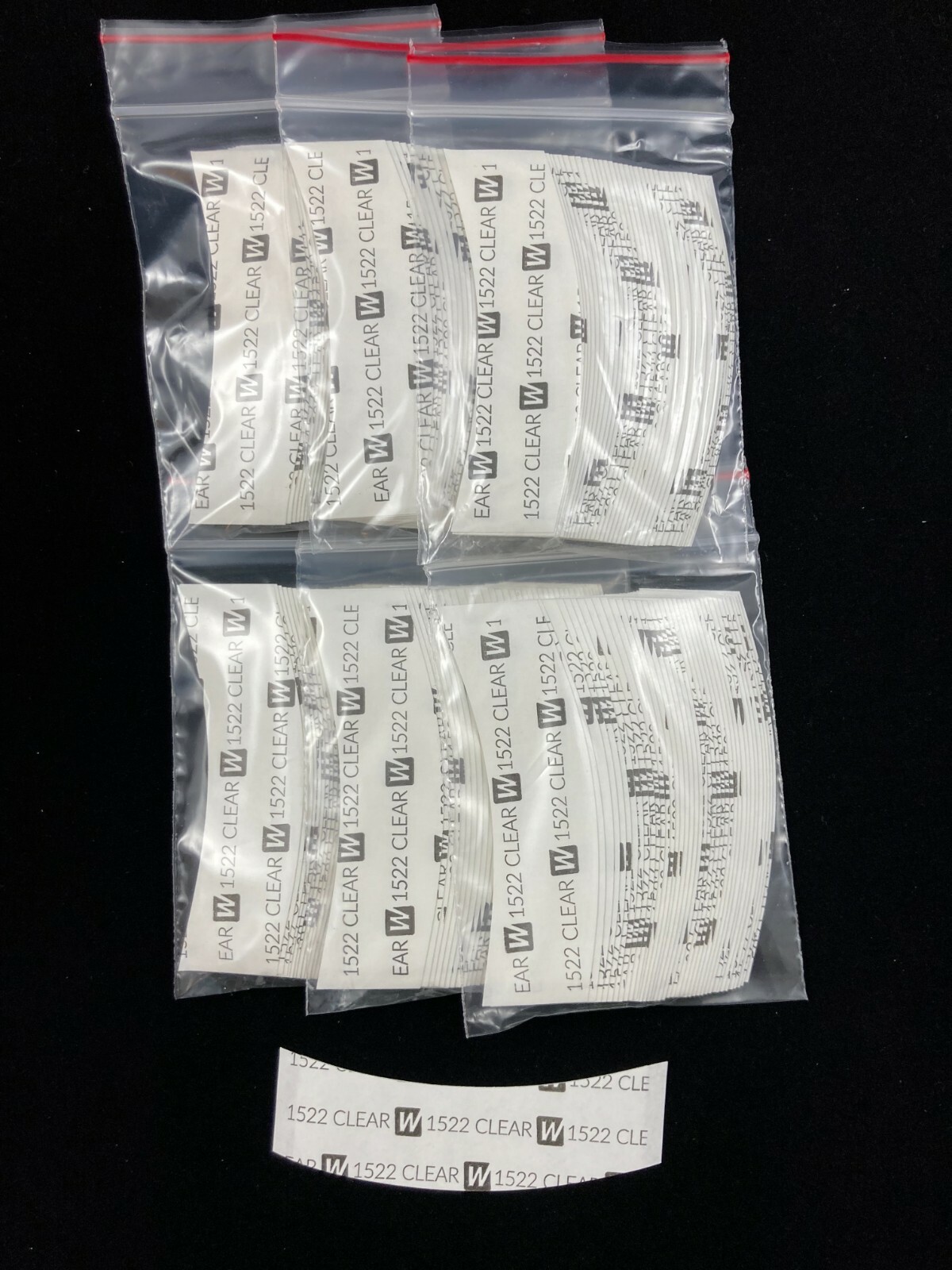 Walker 3M 1522 Hairpiece Tape 216 Pc C Contour Poly Wig Toupee 6 Packs PRIVATE