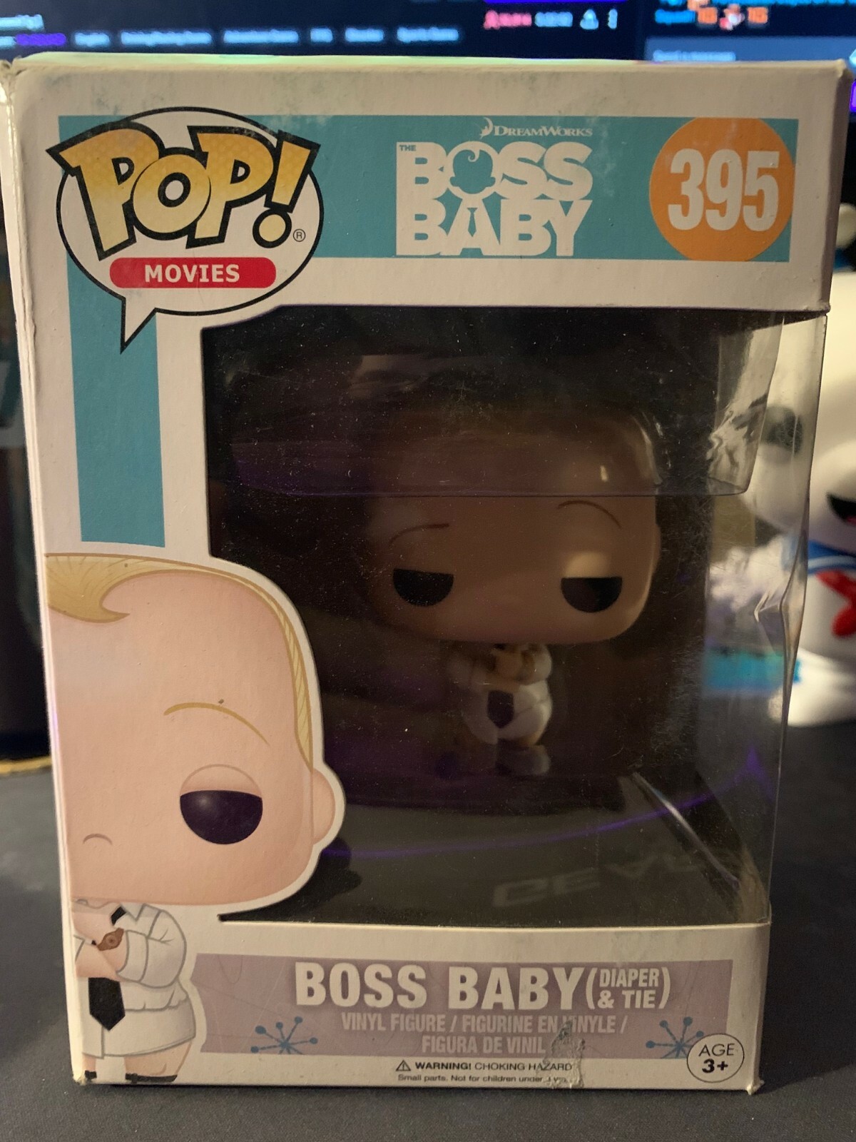 ボスベイビー POP Movies 395 Boss Baby Baby Diaper And Tie Vinyl Figure