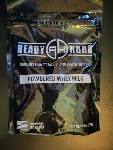 Powdered Whey Milk 25-year Shelf Life Emergency 16 Serving Survival Food Pouch