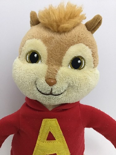Ty Beanie Buddies Alvin Chipmunk Plush 10” Stuffed Red Chipmunks