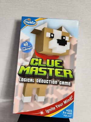 New Thinkfun Clue Master Logical Deduction Game Reasoning 40 Challenges