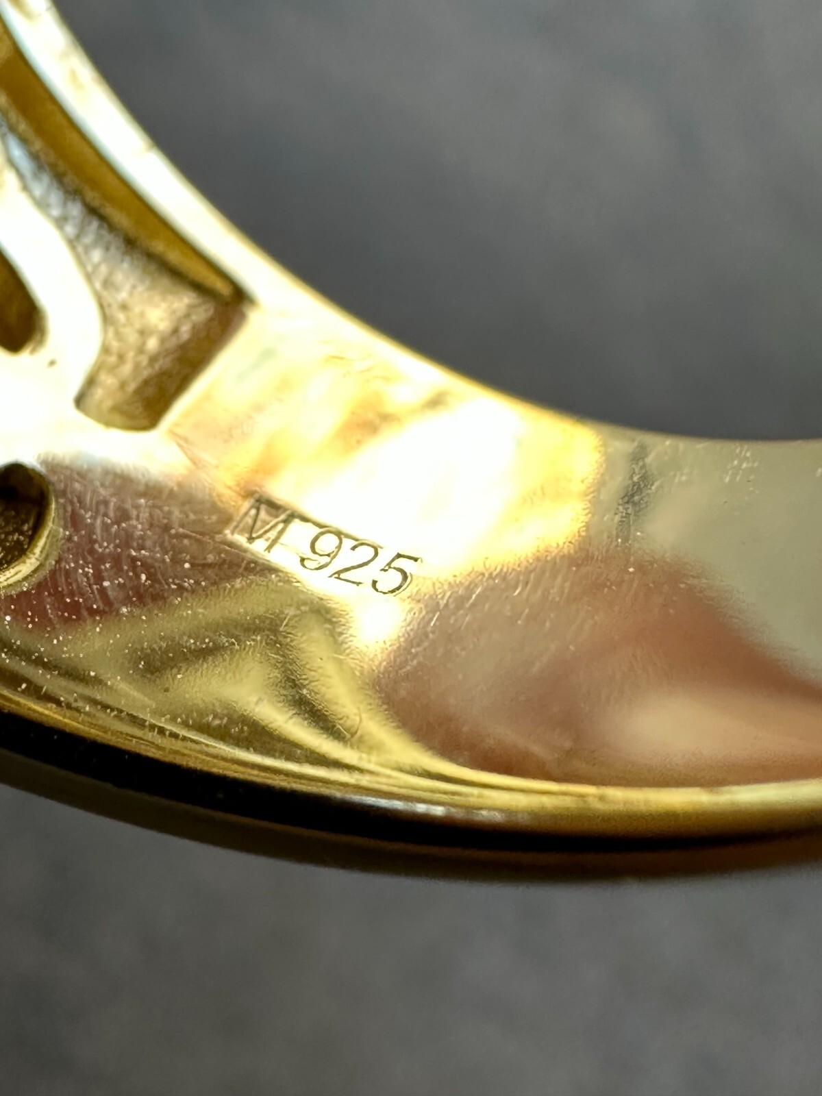 Pre-owned Silver 4.65ct Moissanite 14k Gold Plated 925  Iced Baguette Star Ring Pass Tester