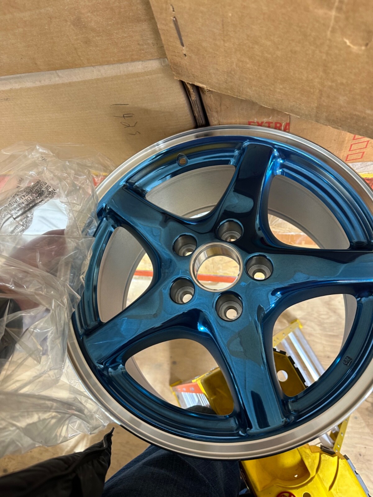 1999 30th Anniversary Pontiac Trans Am stock blue WHEELS