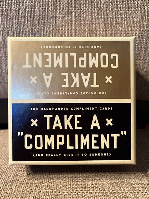 Take a Compliment Card Set by Brass Monkey (2021, Cards,Flash Cards)