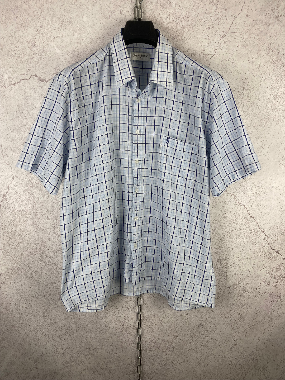 Yves Saint Laurent - YVES SAINT LAURENT  Vネックニット サイズＬ　グレージュ $_57.JPG?set_id=880000500F