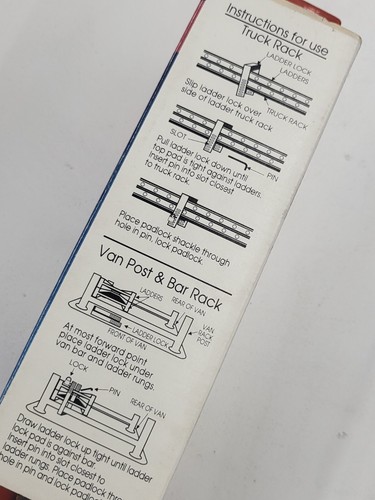 Hampton Ladder Lock Roof Rack Commercial 2 Ladders 