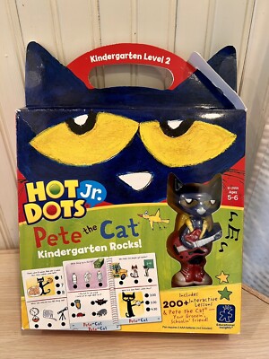 Educational Insights HOT DOTS Game Pete the Cat Kindergarten Rocks Toy Level 2