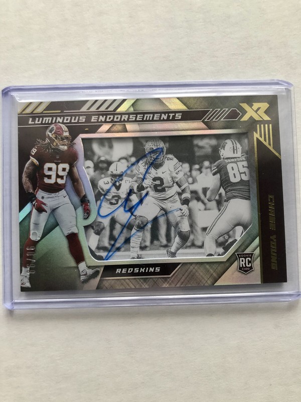 Panini XR Football Card Ending Soonest with Bids - Minimum 
