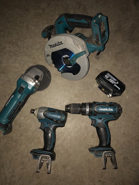 Makita power tools and battery and charger plus accessories | Power