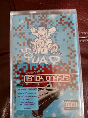 DEF SQUAD PRESENTS ERICK ONASIS Sealed (OF EPMD) CASSETTE FT TOO SHORT REDMAN 