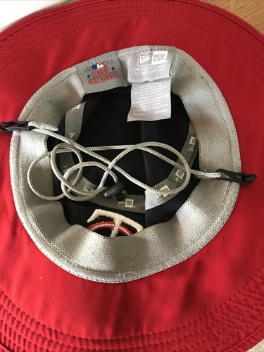 Minnesota Twins Bucket Hat Cap Adult One Size Blue New Era Mens Strap