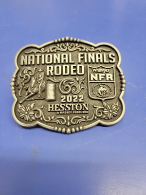 Hesston 2022 Belt Buckle NFR National Finals Rodeo NEW size Small