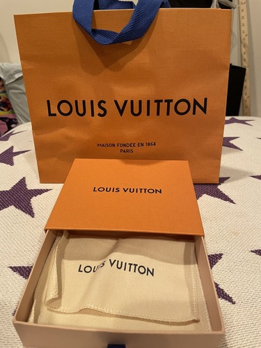 Louis vuitton shopping bag and box hot sale