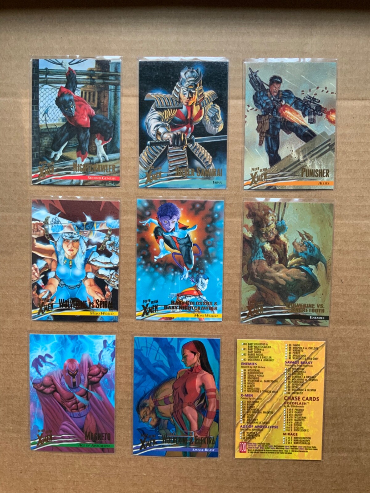 1996 Fleer Ultra MARVEL X-MEN Wolverine Cards Pick From List