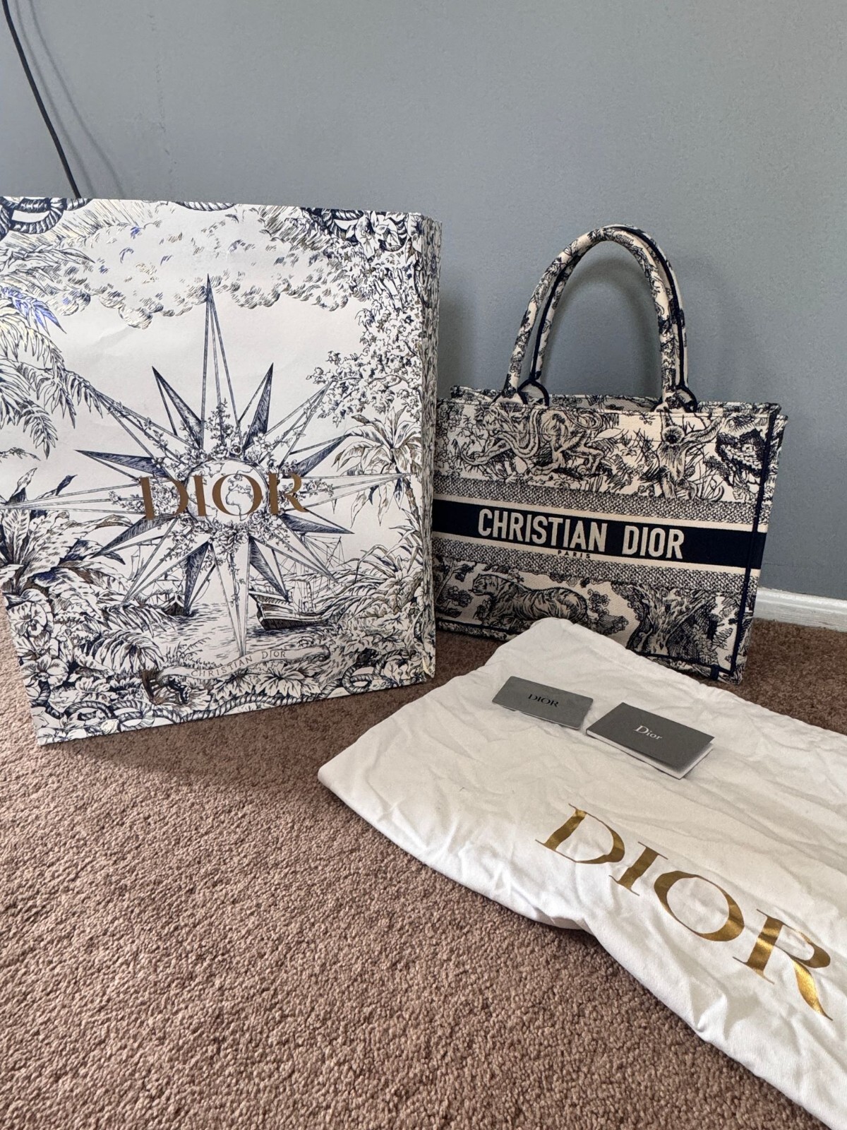DIOR JOAILLERIE  31cm×24cm 大型本 DIOR | My Dior Hibiscus Lジップウォレット カナージュ ラムスキン